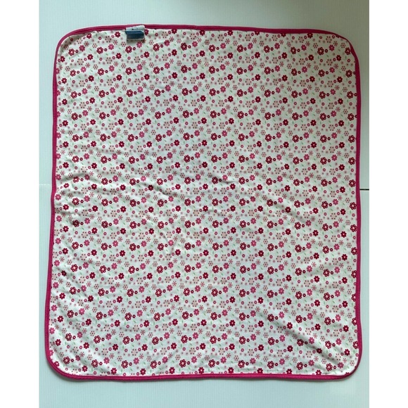 Snugtime Australia Pink Floral Flowers Cotton InfantBaby Kids Lovey Blanket - Picture 8 of 8